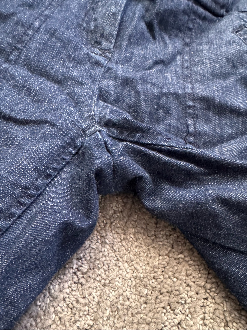 New York & Company Crop Denim Pants Size 4 Dark Wash Wide Hem Patch Pockets - Picture 5 of 5